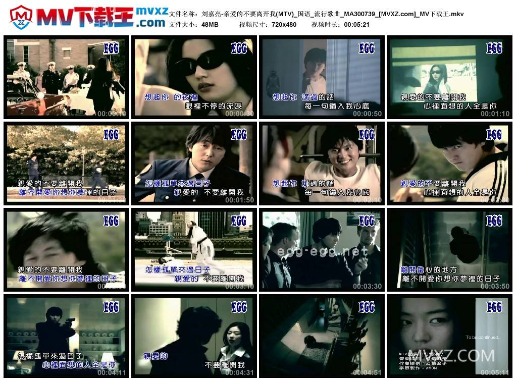 刘嘉亮-亲爱的不要离开我(MTV)_国语_流行歌曲_MA300739